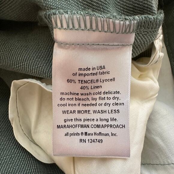 Mara Hoffman Dita Pant Moss - Picture 9 of 11